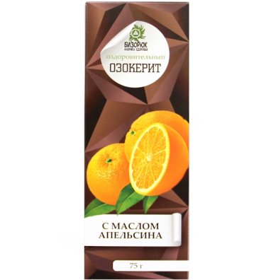 Натуральные товары Озокерит (горный воск) «С эфирным маслом апельсина» (75 г)