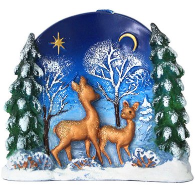 Утварь и подарки Свеча декоративная рождественская «Зимний лес» 