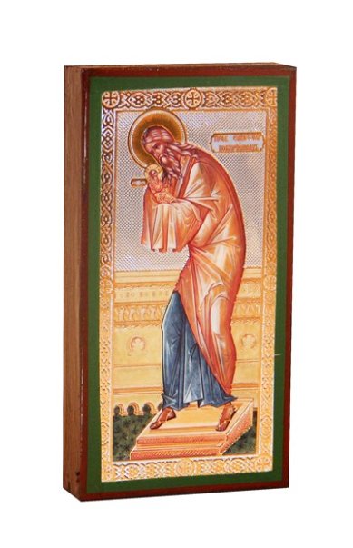Иконы Симеон Богоприимец икона, литография на дереве (5х9 см, Тиль)