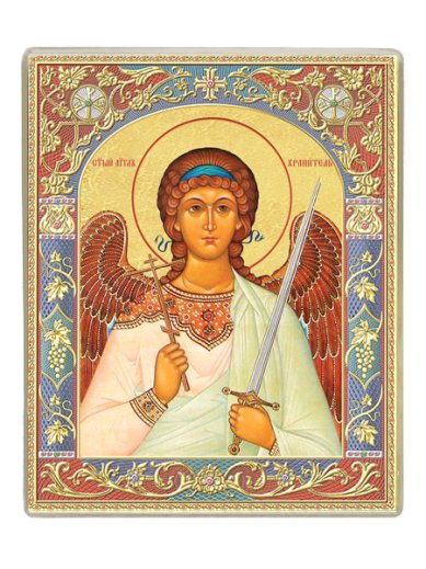 Иконы Ангел Хранитель, икона на титановой бронепластине