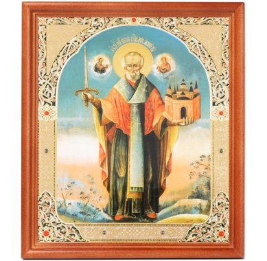 Иконы Николай Чудотворец святитель икона (20 х 24 см, Софрино)