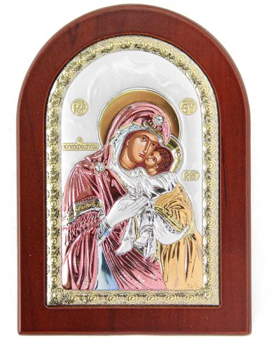 Иконы Сладкое Лобзание, икона Божией Матери, 9,8 х 14 см