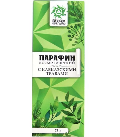 Натуральные товары Парафин лечебно-косметический с кавказскими травами (75 г)