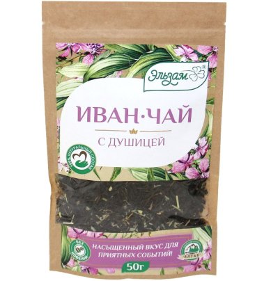 Натуральные товары Иван-чай с душицей листовой ферментированный (50 г)