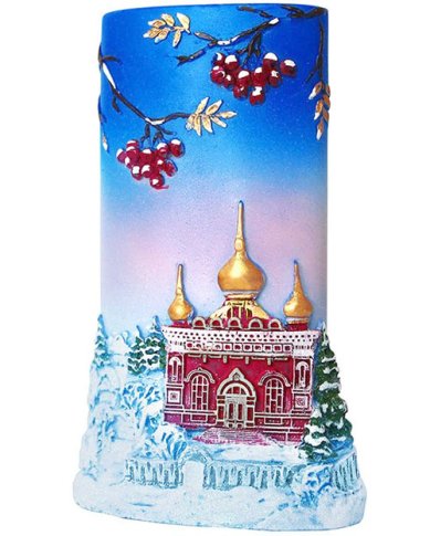 Утварь и подарки Свеча декоративная «Зимняя рябина»