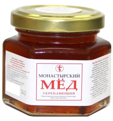 Натуральные товары Мед монастырский «Укрепляющий» (140 г)
