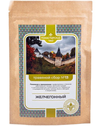 Натуральные товары Монастырский травяной сбор «Желчегонный» (50 г)