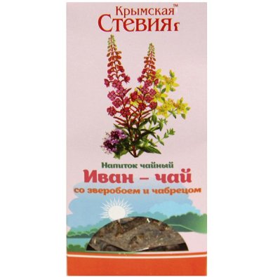 Натуральные товары «Крымская Стевия» Иван-чай со зверобоем и чабрецом (50 г)