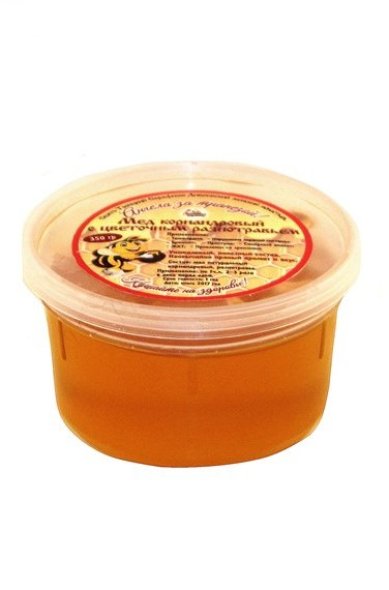 Натуральные товары Мёд цветочный с кориандром (350г.)