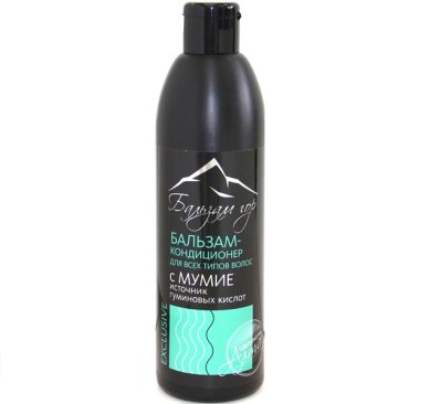Натуральные товары Бальзам-кондиционер «Бальзам гор» для всех типов волос с мумие (300 мл)