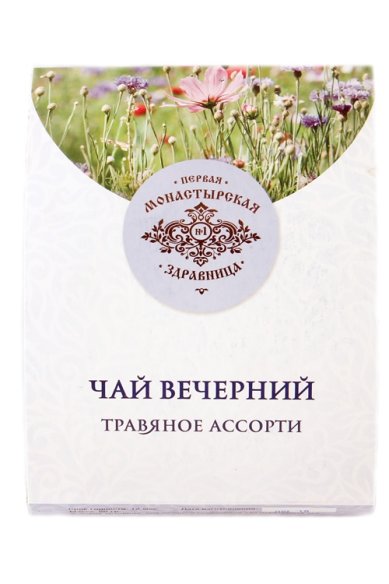 Натуральные товары Травяной чай «Вечерний» (80 г, Монастырская здравница)
