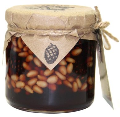 Натуральные товары Варенье из сосновых шишек с кедровым орехом (240 г)